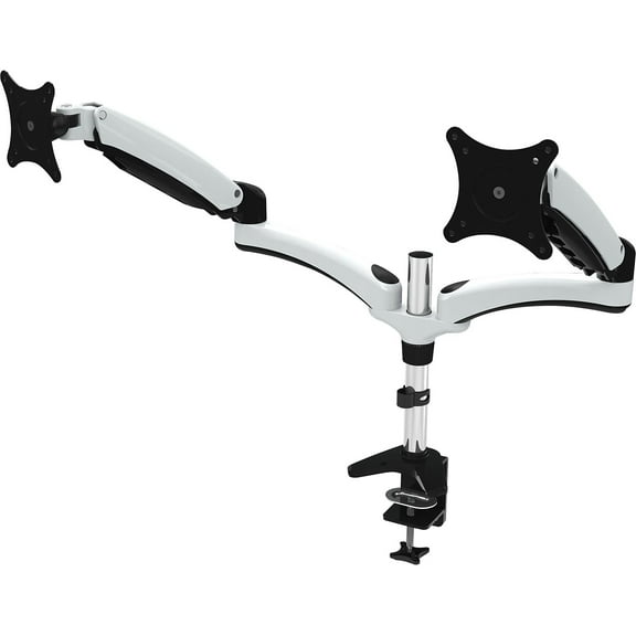 Amer Networks Dual Monitor Mount with Articulating Arm, Multicolored