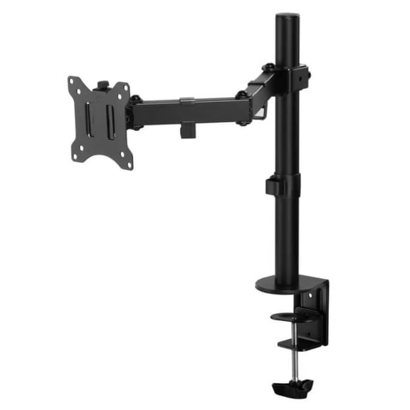 Amer Networks EZCLAMP Full Motion Articulating Arm TV & Monitor Mount with Cable Management