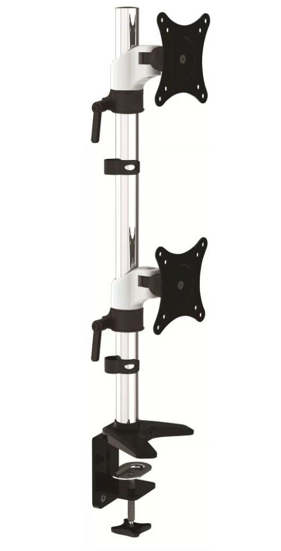 Amer Networks HYDRA Ergonomic Dual Monitor Vertical Mount, Black