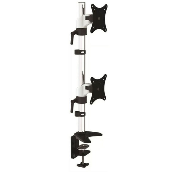 Amer Networks HYDRA Ergonomic Dual Monitor Vertical Mount, Black