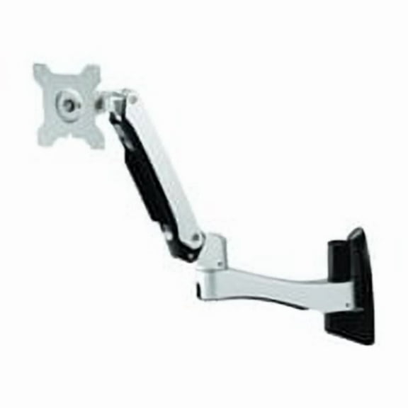 Amer Networks Long Articulating Monitor Wall Mount, Silver