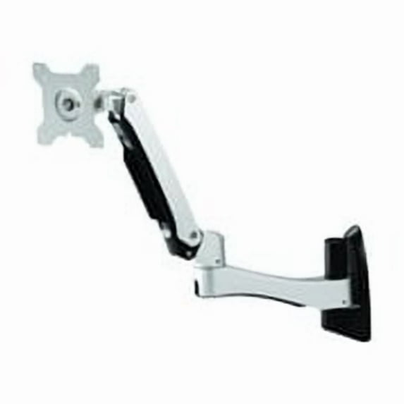 Amer Networks Long Articulating Monitor Wall Mount, Silver