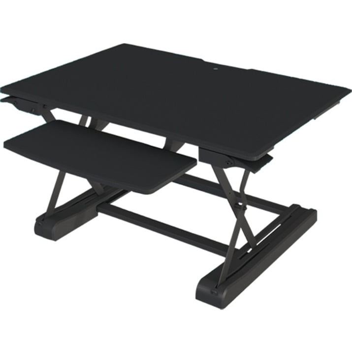 Amer Mounts SitStand Integrated Desk Workstation, 33.07 lb Load Capacity,23.9" H x 19.1" W, Steel/Plastic/Wood, Multicolor