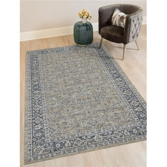 Amer Rug INA80508 Inara Transitional Design Hand-Woven Area Rug - 5 x 8 ft.