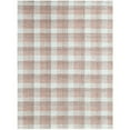 thumbnail image 1 of Amer Rug TRA140576 Tartan Hand-Tufted Area Rug, Rose & Gold - 5 ft. x 7 ft. 6 in., 1 of 4