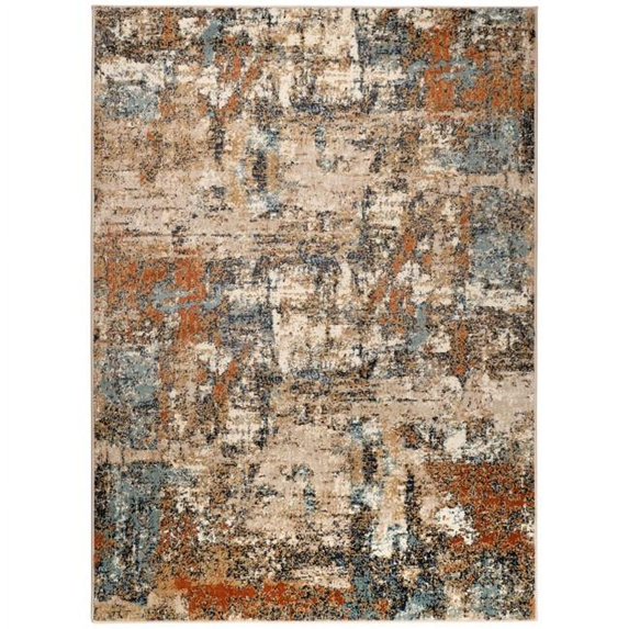 Amer Rugs Allure Abstract Transitional Beige Area Rug