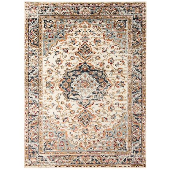 Amer Rugs Allure Bordered Transitional Ivory Area Rug