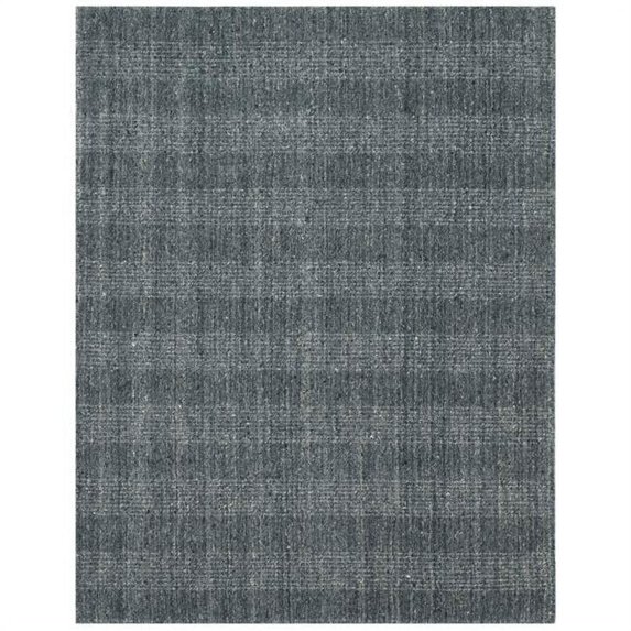 Amer Rugs BRK40810 8 x 10 ft. Brooklyn Transitional Hand-Woven Wool Blend Area Rug, Blue
