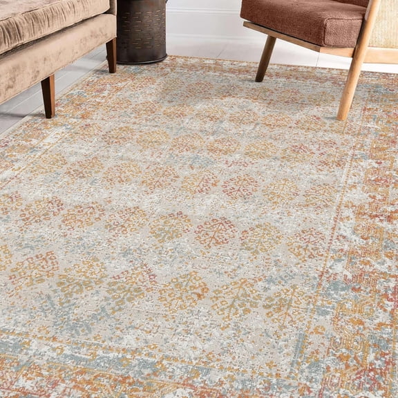 Ethereal Vintage Cream Area Rug - 9'10"x13'10"