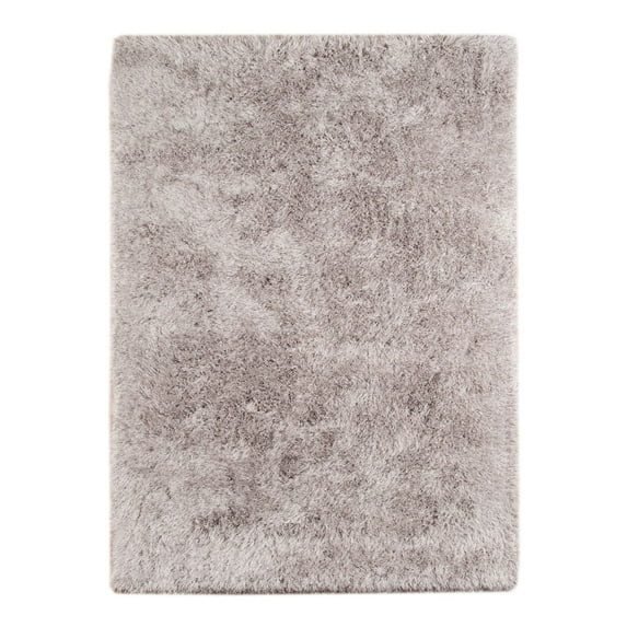 Amer Rugs MET110305 3 x 5 in. Metro Collection Design Shag - Light Gray