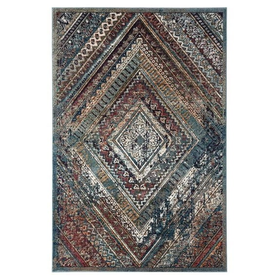Amer Rugs Xavier Geometric Vintage Multi Area Rug