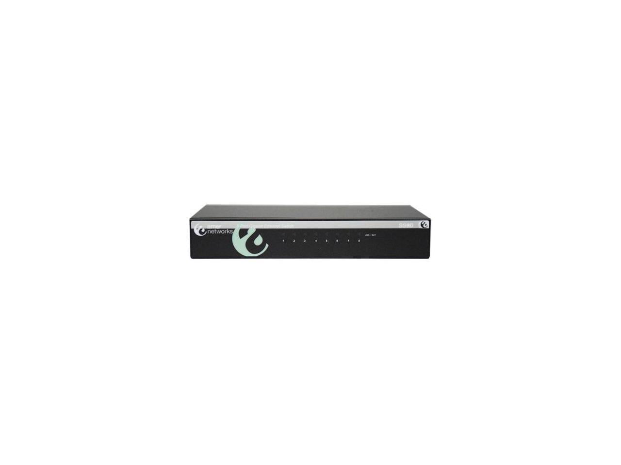 Amer SG8D 8 Port 10/100/1000 Mbps Gigabit Ethernet Desktop Switch