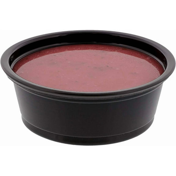 AmerCare Poly Black Portion Cup, 1.5 Ounce, Case of 2500