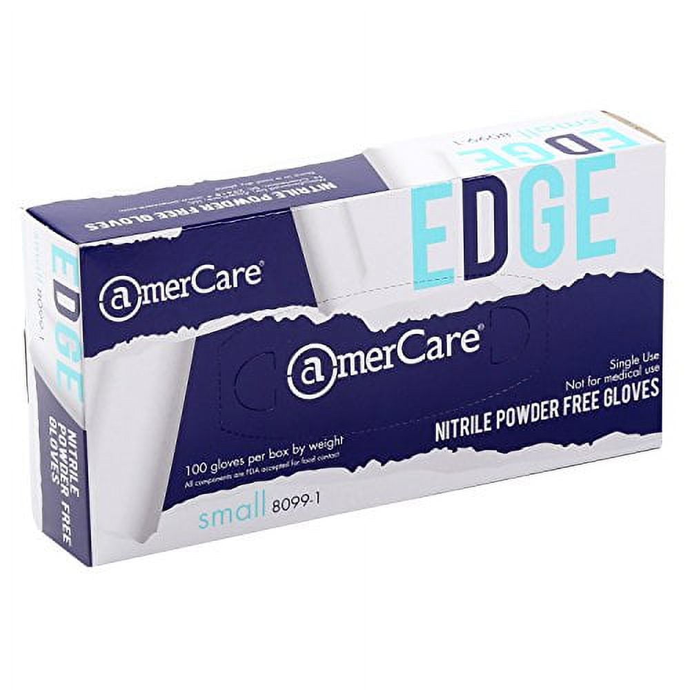 AmerCare Verge Indigo Powder Free, Soft Nitrile Gloves, General Purpose
