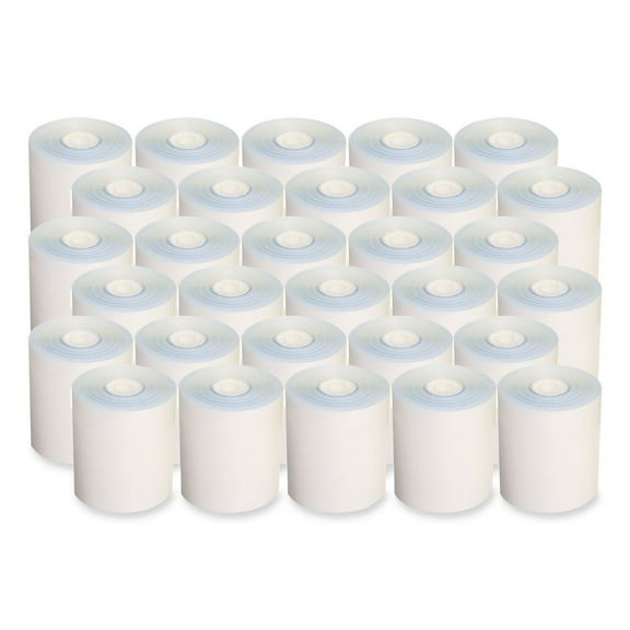 AmerCareRoyal CR2300 3 in. x 90 ft No Carbon Register Rolls - White/Yellow (30/Carton)