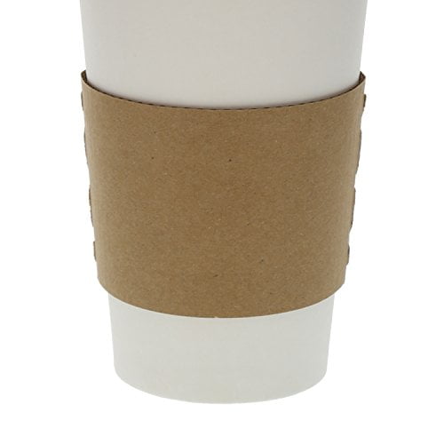AmerCareRoyal Kraft Hot Cup Coffee Sleeves, Case of 1000-80% Recycled ...