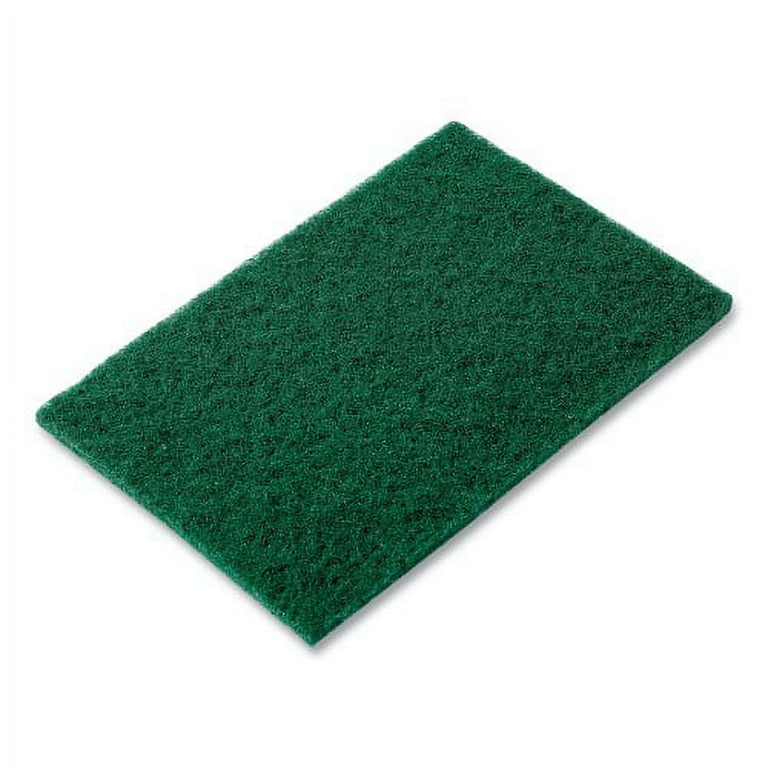 Medium-Duty Scouring Pad, 6 x 9, Green, 10 Pads/Pack, 6 Packs/Carton Medium-Duty Scouring Pad, 6 x 9, Green, 10 Pads/Pack, 6 Packs/Carton