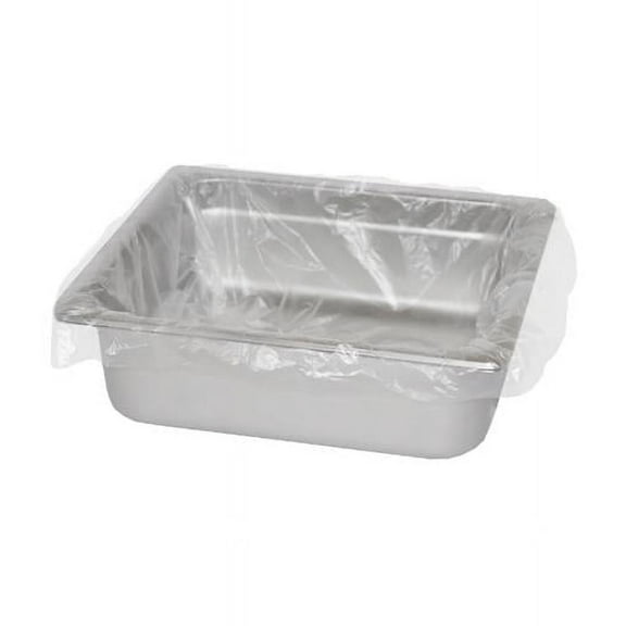 AmerCareRoyal SPL1814 18 in. x 14 in. Steam Pan Liners for 1/3-Size Pans Includes Twist-Ties - Clear (250/Carton)
