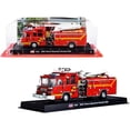 thumbnail image 1 of Amercom ACGB19 2001 Pierce Quantum Snozzle 1 by 64 Scale Diecast Model Fire Engine, Red, 1 of 3