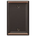 thumbnail image 1 of Amerelle 149BDB Chelsea Wallplate, Blank, Steel, Aged Bronze, 1-Pack, 1 of 5