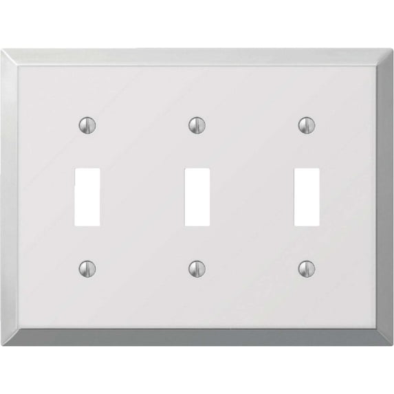 WALLPLATE 3TOG PC