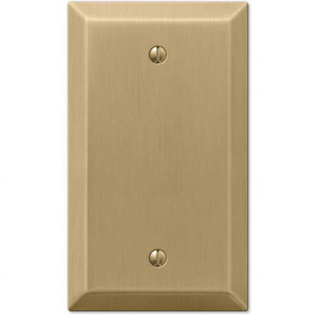 Amerelle 163BBZ Century Wallplate, 1 Blank, Steel, Brushed Bronze, 1-Pack