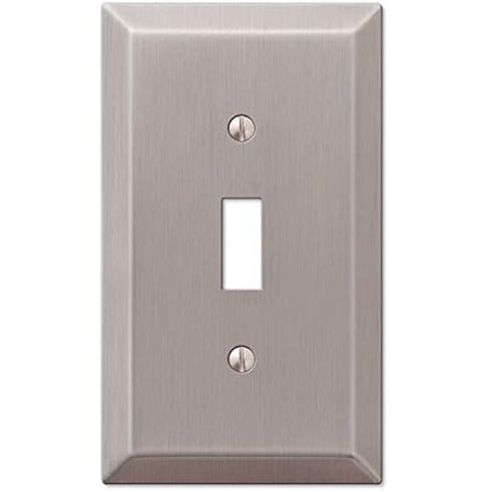 WALLPLATE 1TOG BRSHNKL (Pack of 1)