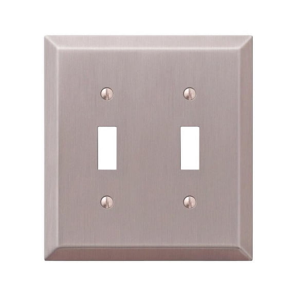 WALLPLATE 2 TOG BN (Pack of 1)
