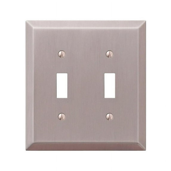 WALLPLATE 2 TOG BN (Pack of 1)