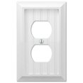 thumbnail image 1 of Amerelle 279DW Cottage, Wallplate, 1 Duplex, Composite Wood, White, 1-Pack, 1 of 3
