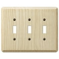 thumbnail image 1 of Amerelle 3-Gang Solid Ash Toggle Switch Wall Plate, Unfinished Ash 401TTT, 1 of 3