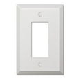 thumbnail image 1 of Amerelle 463RW Oversized Wallplate, 1 Rocker, Steel, White, 1-Pack, 1 of 1