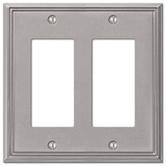 Brushed Nickel Switch Plates