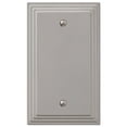 thumbnail image 1 of Amerelle 84BN Steps Wallplate, 1 Blank, Cast Metal, Satin Nickel, 1-Pack, 1 of 3