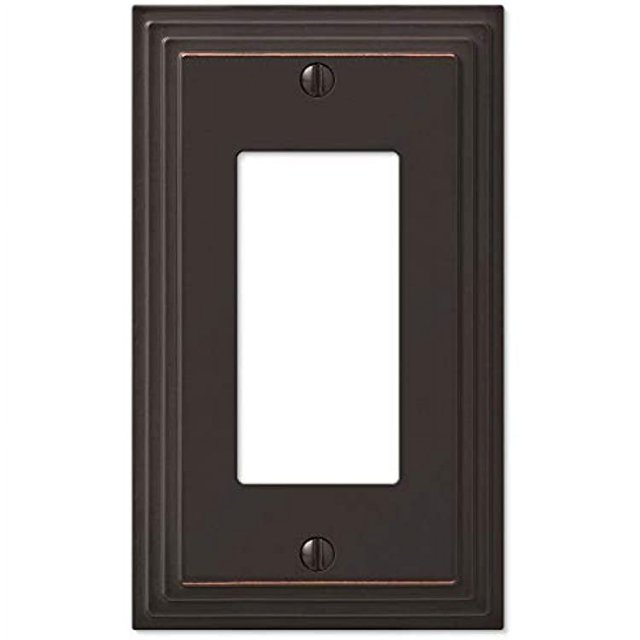 Amerelle 84RVB Moderne Wallplate 1 Rocker Cast Metal Aged Bronze 1-Pack ...