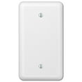 thumbnail image 1 of Amerelle 935BW Devon Wallplate, 1 Blank, Steel, White, 1-Pack, 1 of 4