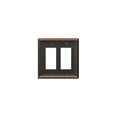 thumbnail image 1 of Amerelle 149RRDB Chelsea Wallplate, 2 Rocker GFCI, Steel, Aged Bronze, 1-Pack, 1 of 6