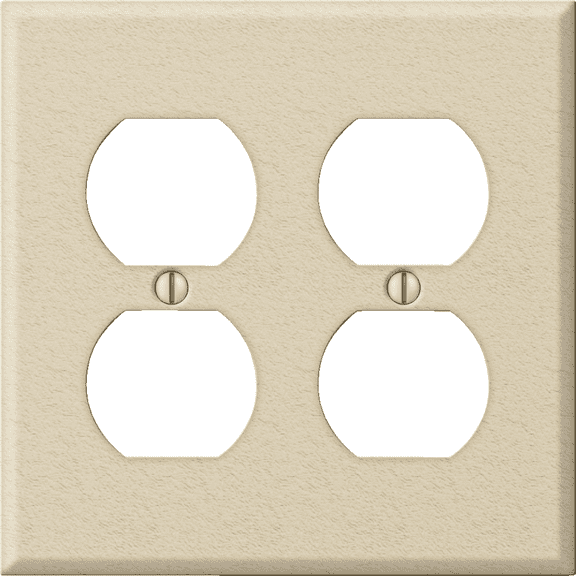 Amerelle Imperial Bead Cast Metal Switch Wall Plate - Pack of 2 Indoor & Outdoor Use, NEC-Compliant