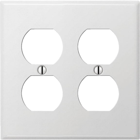 Amerelle PRO Stamped Steel Outlet Wall Plate - Single Pack