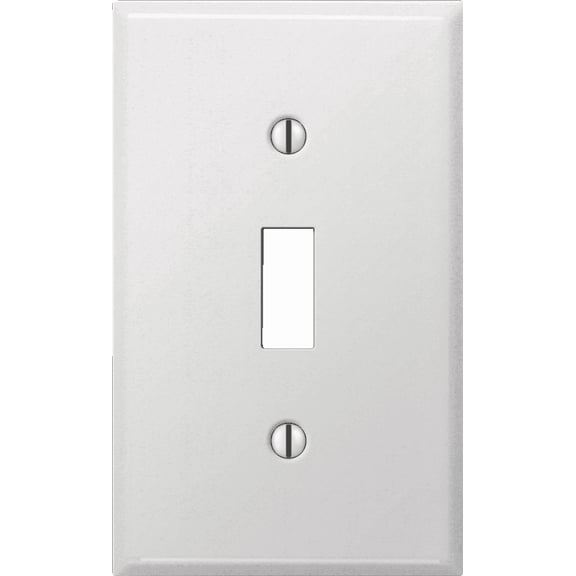 Amerelle PRO Stamped Steel Switch Wall Plate - Pack of 2 Indoor & Outdoor Use, NEC-Compliant