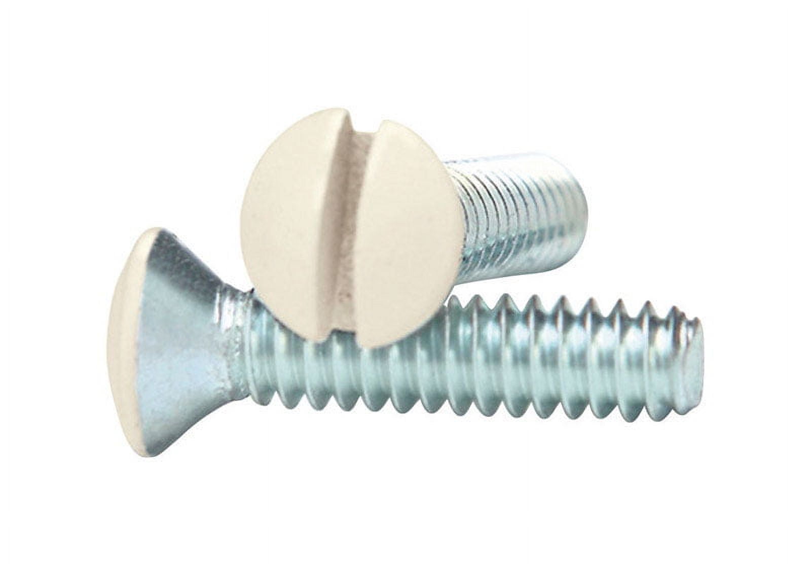 Westek PSIV Wall Plate Screws, Ivory, 1/2In., 10Pack Quantity 6