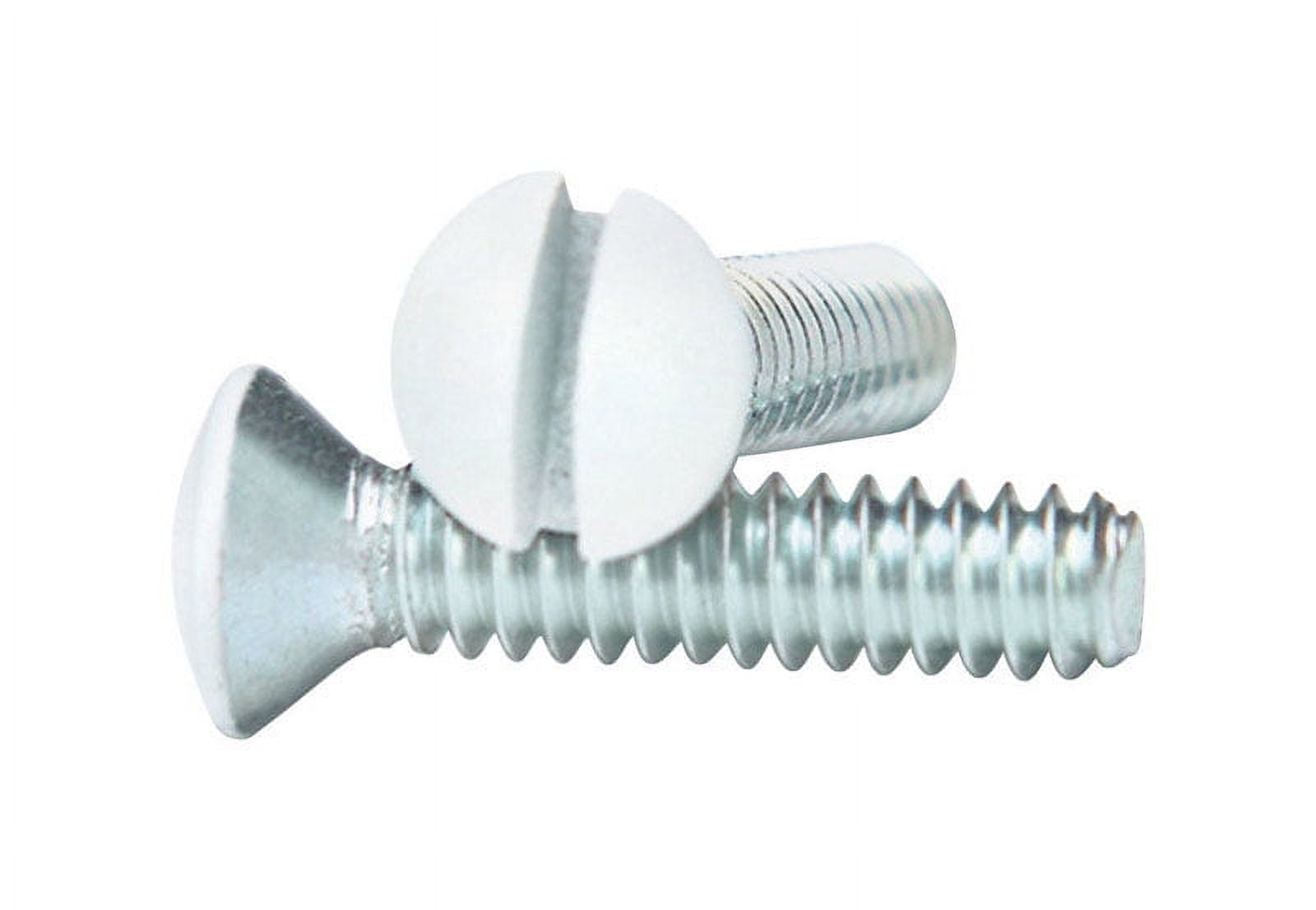 Westek PSW Wall Plate Screws, White, 3/4In., 10Pack Quantity 6