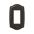 thumbnail image 1 of Amerelle  Sonoma  Aged Bronze  1 gang Stamped Steel  Rocker  Wall Plate  1 pk, 1 of 2