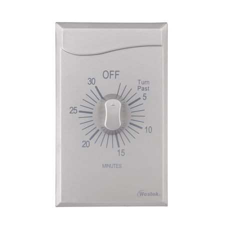 Amerelle TMSW30MS Spring Wound Countdown Timer, 125 V, Silver