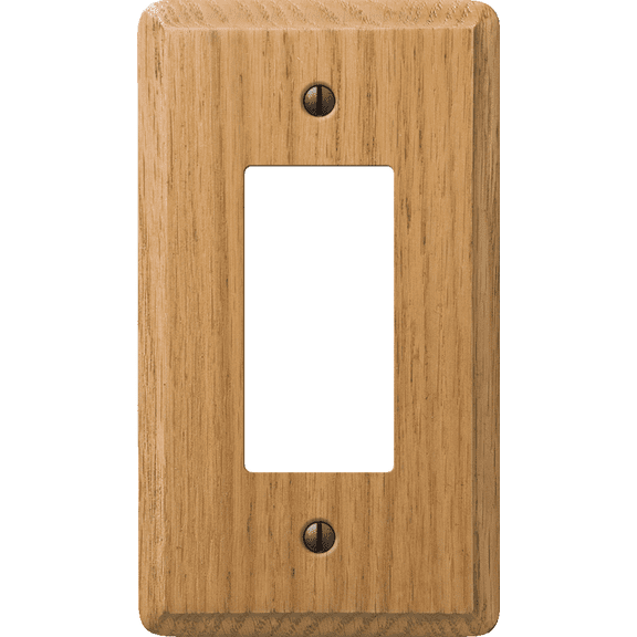 Amerelle Wood Rocker Decorator Wall Plate - Pack of 4 Residential Use, Standard Application