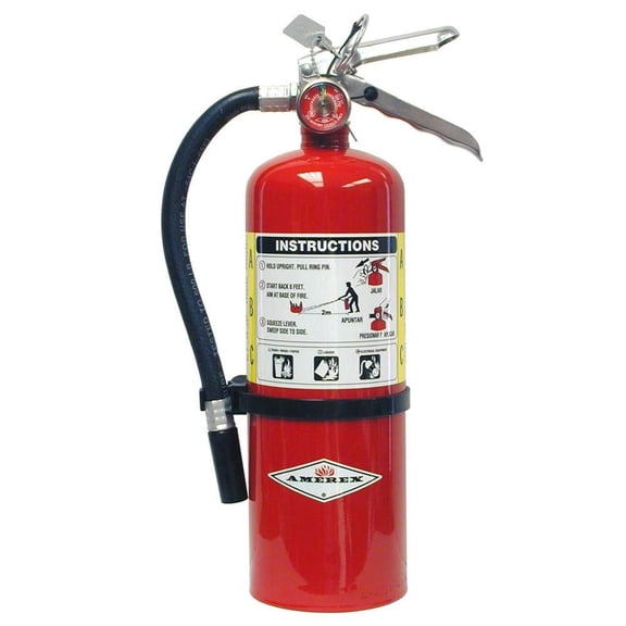 Amerex 402 5lb ABC Dry Chemical Fire Extinguisher with 821 Vehicle Bracket