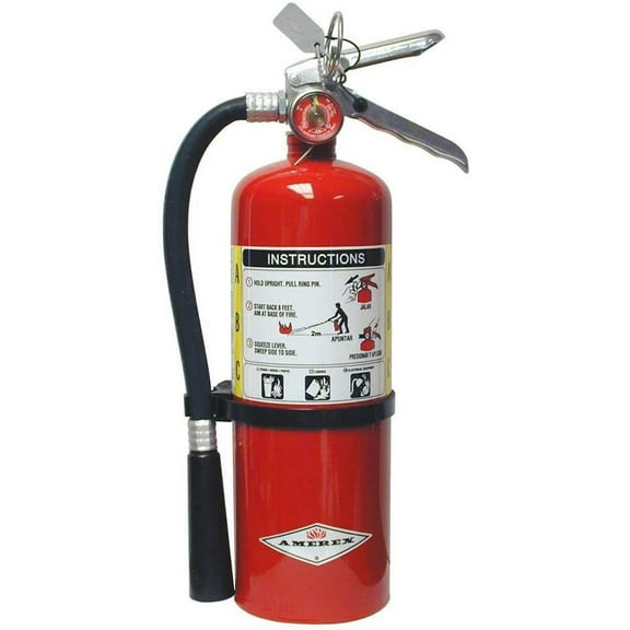 Amerex B500, 5lb ABC Dry Chemical Class A B C Fire Extinguisher (6 Pack)