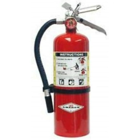 Amerex Durable ABC- Dry Chemical Fire Extinguishers, Red, 2.75 lbs
