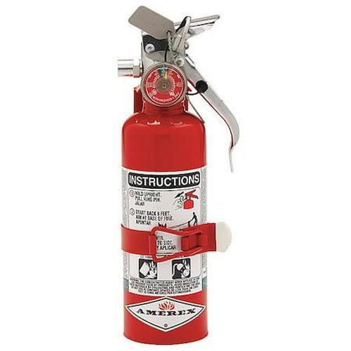 Amerex Fire Extinguisher, 1.4 lb Capacity, Class BC , UL Rating1BC