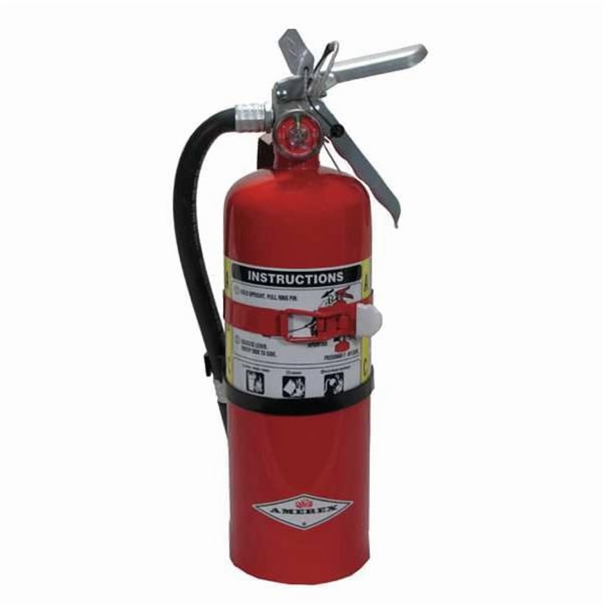 AMEREX B402T Fire Extinguisher, 3A:40B:C, Dry Chemical, 5 lb